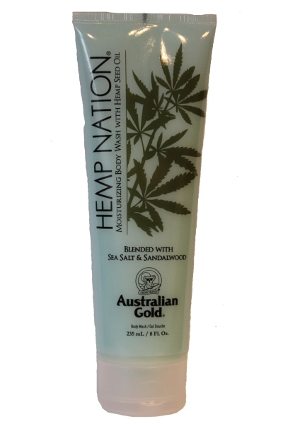Hemp Nation - Sea Salt & Sandalwood Body Wash with Hemp Seed Oil